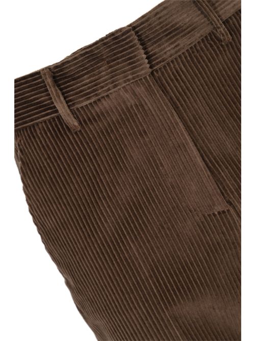 Pantalone ampio Tania in velluto a coste Cioccolato WEEKEND MAX MARA | 2525136092600015